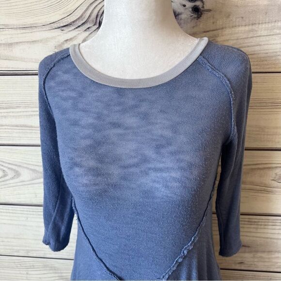 Free People Intimately Light Blue Weekend Layering Tunic Top - Picture 3 of 8